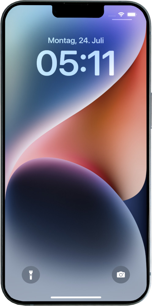 iPhone 14 in Blau