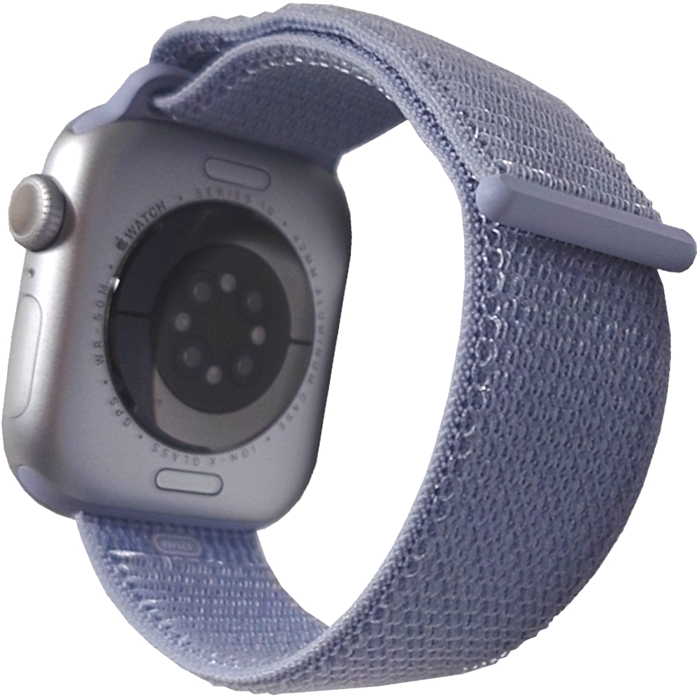 Apple Watch Series 10 in Silber mit Sportloop in Blauer Wolke