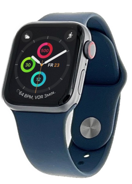 Apple Watch SE (GPS + Cellular) - 40 mm - Aluminium, Spacegray - Sportarmband midnight, MKR23FD/A