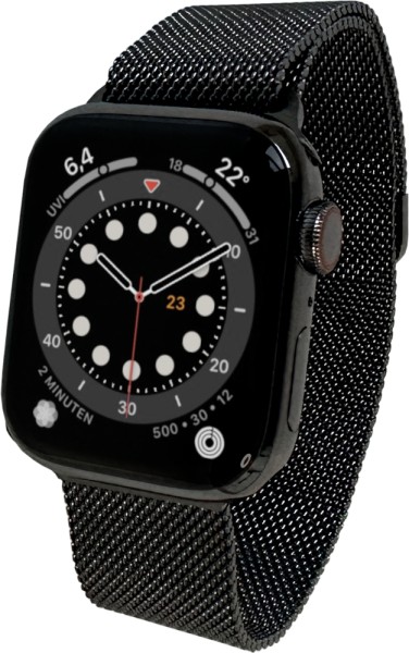 Watch Series 8 (GPS + Cellular) - 41 mm - Edelstahl Graphit - Milanaise Armband Graphit