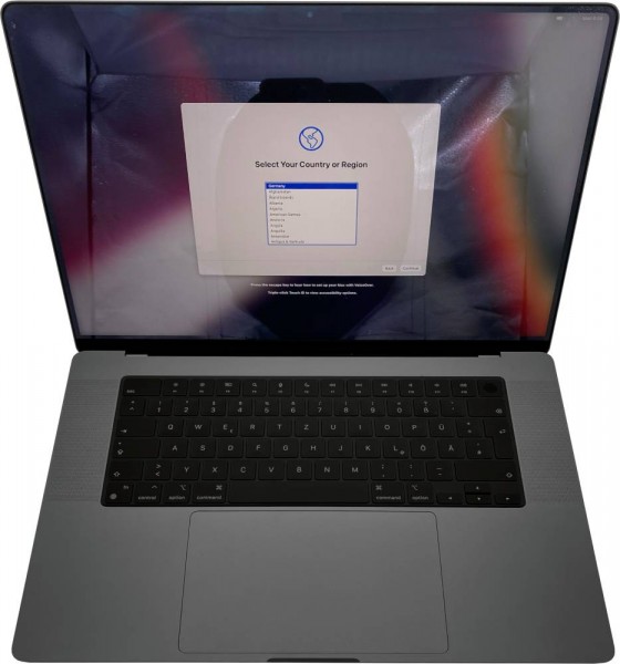MacBook Pro - M1 Pro 16-core GPU - 16 GB RAM - 512 GB SSD - 41.1 cm (16.2")