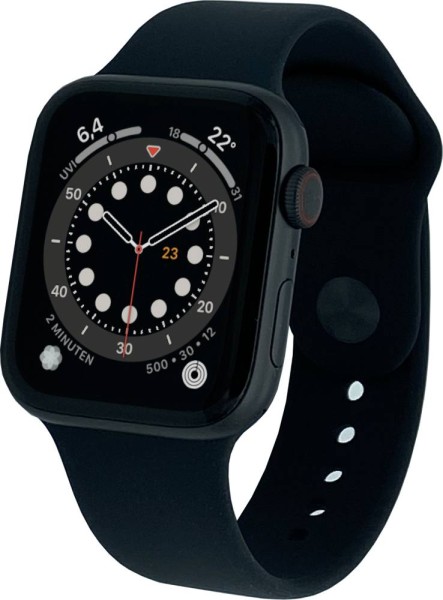 Watch Series 6 (GPS + Cellular) - 44 mm - Aluminium - Space grau - Sportarmband - schwarz