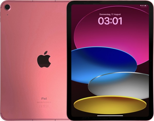 iPad 10,9" - 10. Generation - 64GB - Pink - WIFI + Cellular